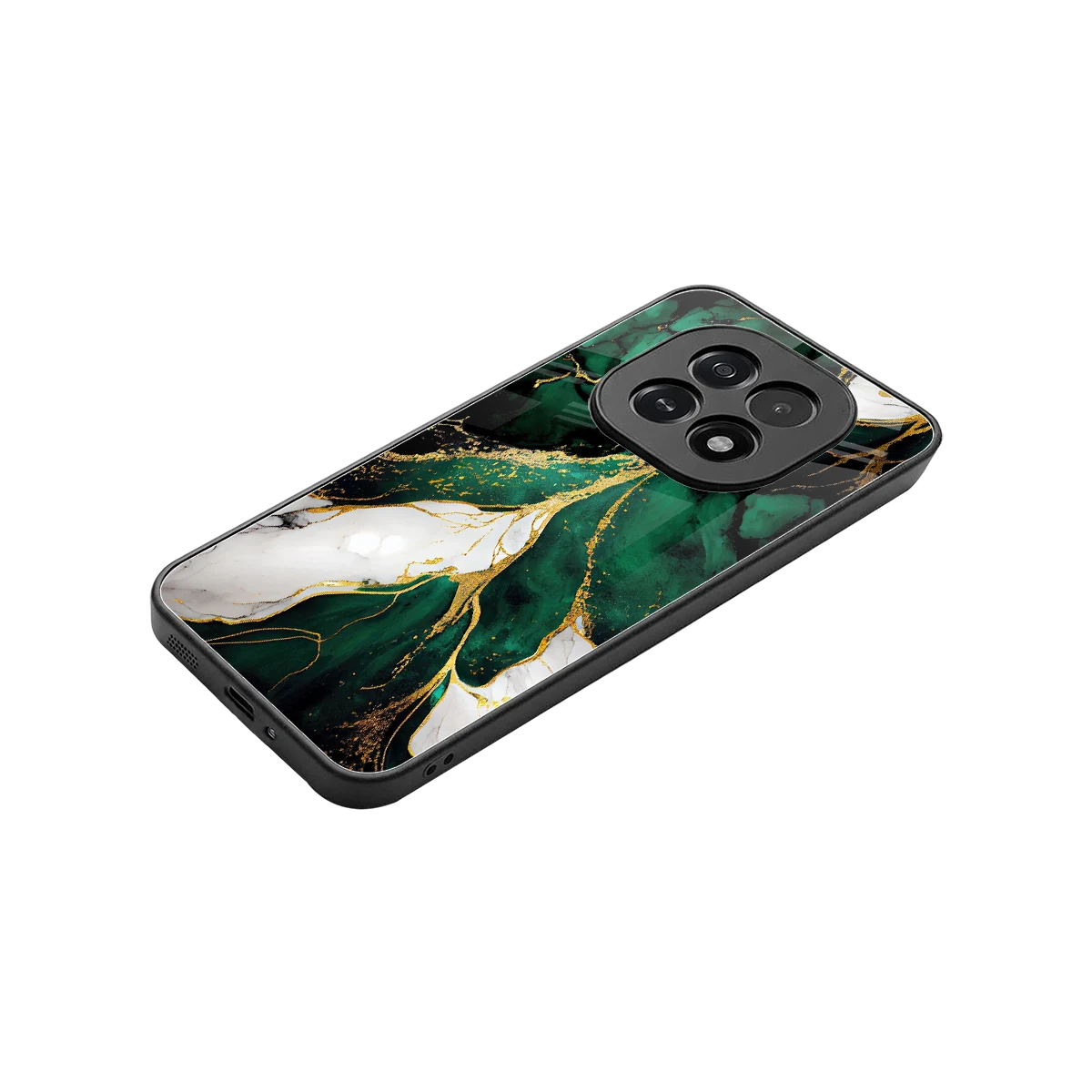 Emerald Luxe stylish phone case for oppo f29 5g | glossy glass and slim fit