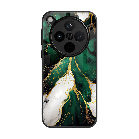 Emerald Luxe back phone cover | glass case for oppo find x8