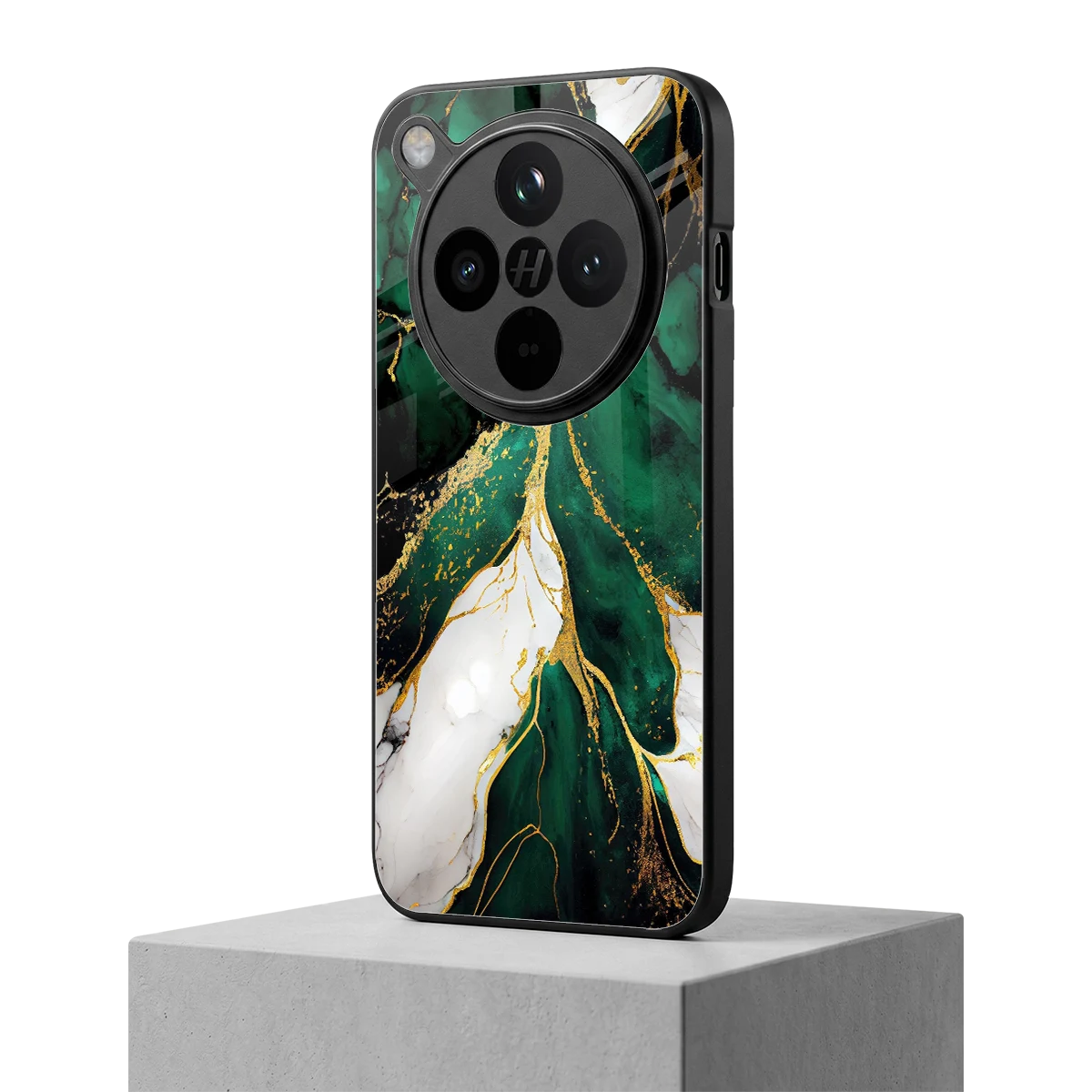 Emerald Luxe oppo find x8 mobile cover | shockproof glass phone case