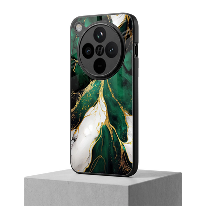 Emerald Luxe oppo find x8 mobile cover | shockproof glass phone case