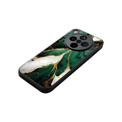 Emerald Luxe stylish phone case for oppo find x8 | glossy glass and slim fit