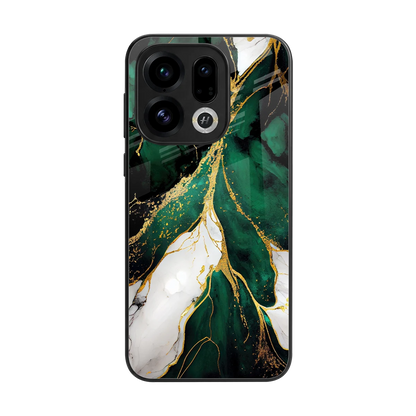 Emerald Luxe back phone cover | glass case for oppo find x9