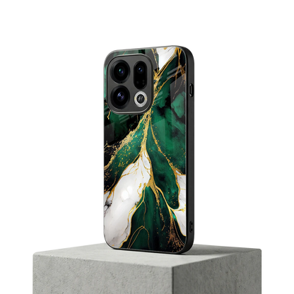 Emerald Luxe oppo find x9 mobile cover | shockproof glass phone case
