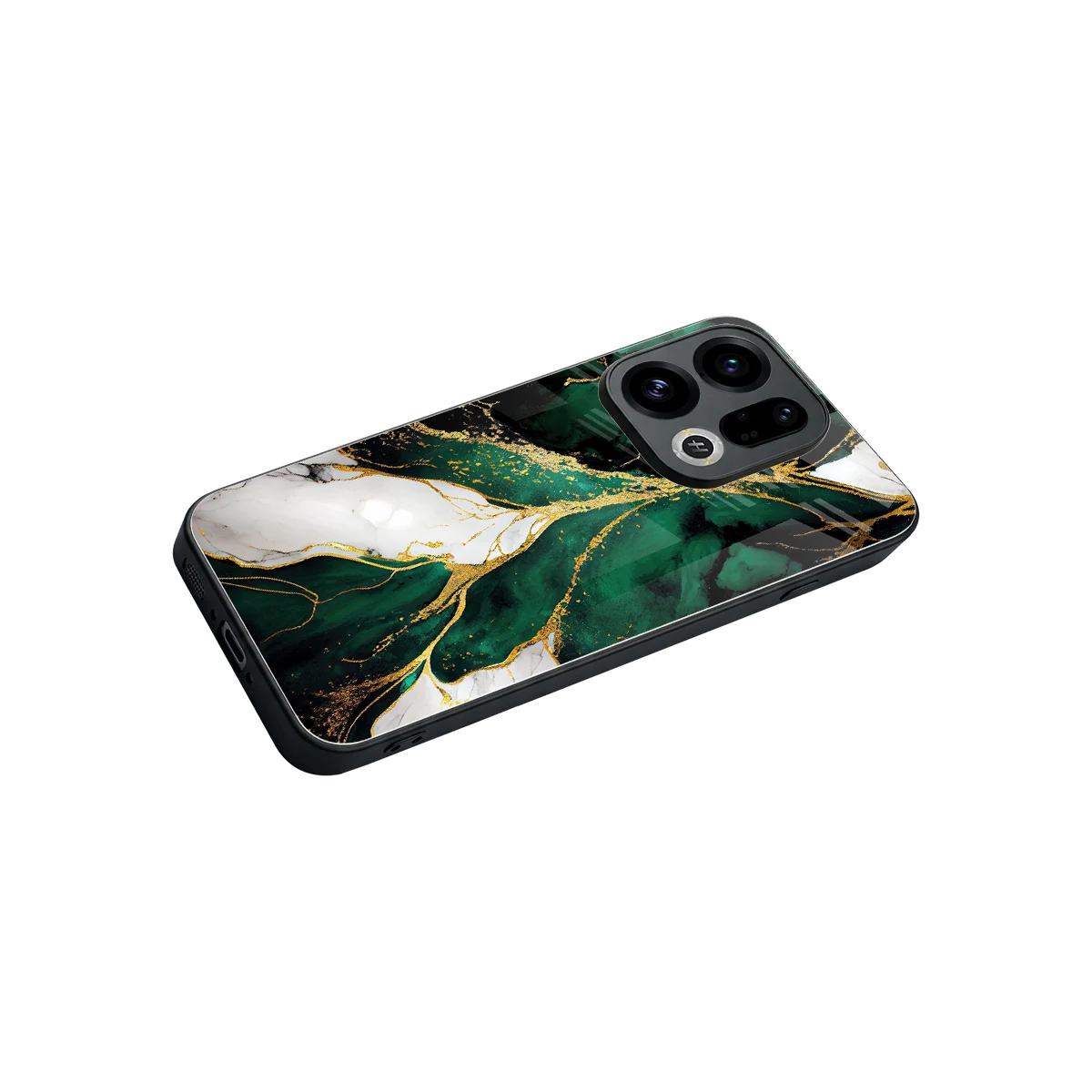 Emerald Luxe stylish phone case for oppo find x9 | glossy glass and slim fit