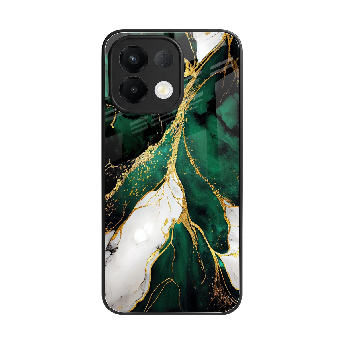Emerald Luxe back phone cover | glass case for oppo k13 5g
