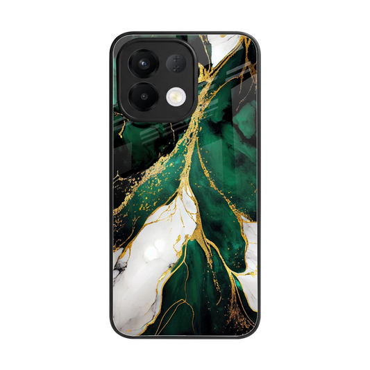 Emerald Luxe back phone cover | glass case for oppo k13 5g