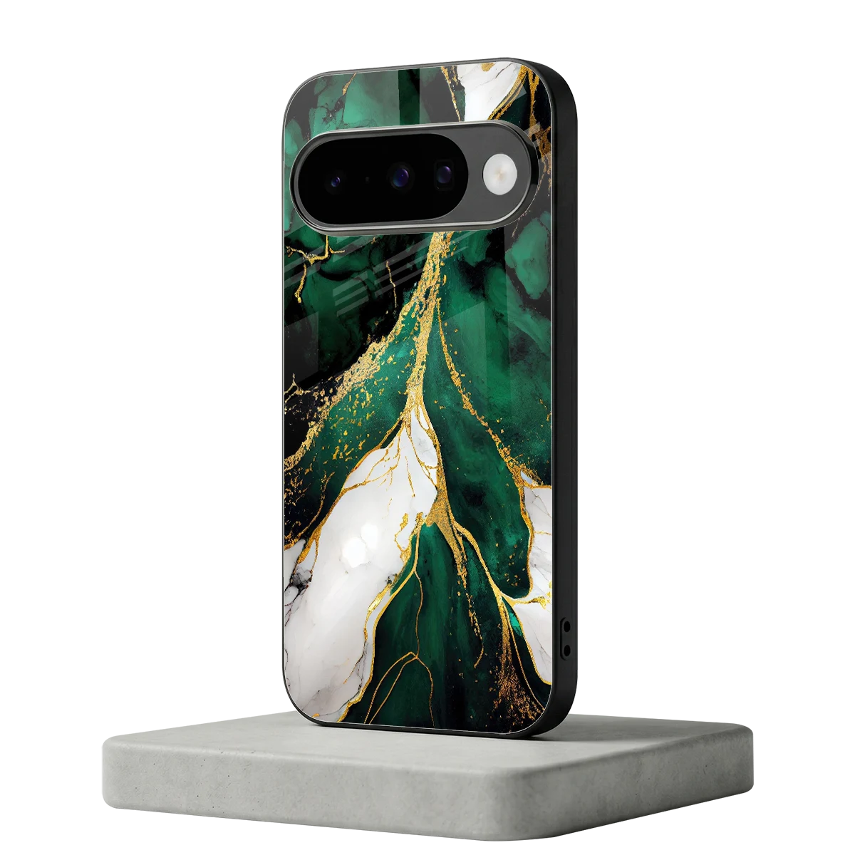 Emerald Luxe google pixel 10 mobile cover | shockproof glass phone case