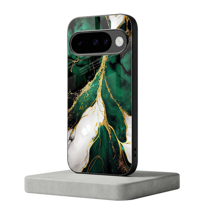 Emerald Luxe google pixel 10 mobile cover | shockproof glass phone case