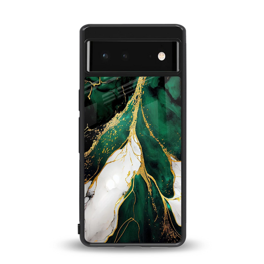 Emerald Luxe back phone cover | glass case for google pixel 6a