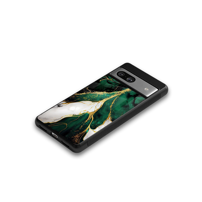 Emerald Luxe google pixel 7a mobile cover | shockproof glass phone case