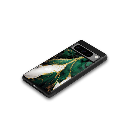Emerald Luxe google pixel 8 pro mobile cover | shockproof glass phone case