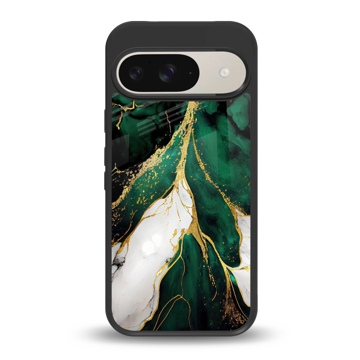 Emerald Luxe back phone cover | glass case for google pixel 9