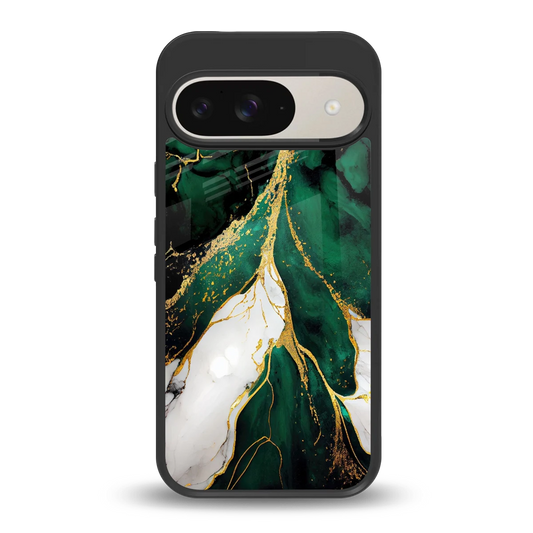 Emerald Luxe back phone cover | glass case for google pixel 9