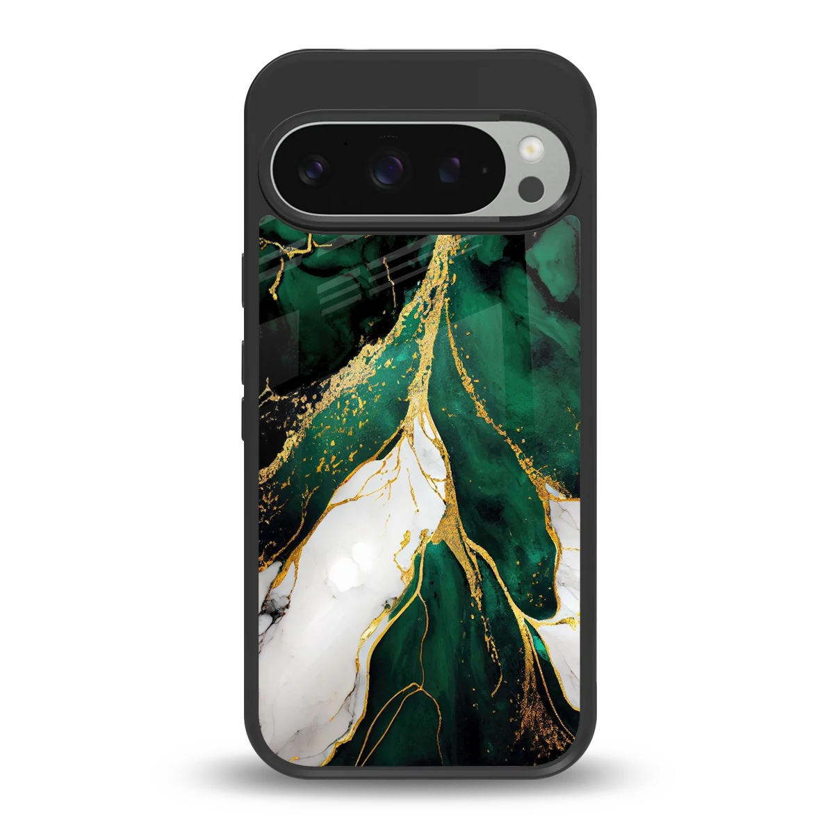 Emerald Luxe back phone cover | glass case for google pixel 9 pro xl