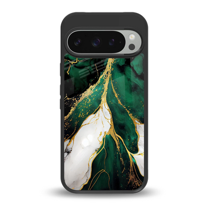 Emerald Luxe back phone cover | glass case for google pixel 9 pro xl