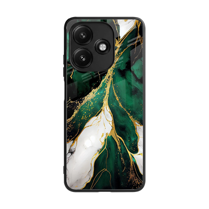 Emerald Luxe back phone cover | glass case for redmi 12 5g