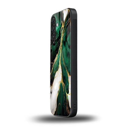 Emerald Luxe samsung galaxy a37 5g mobile cover | shockproof glass phone case