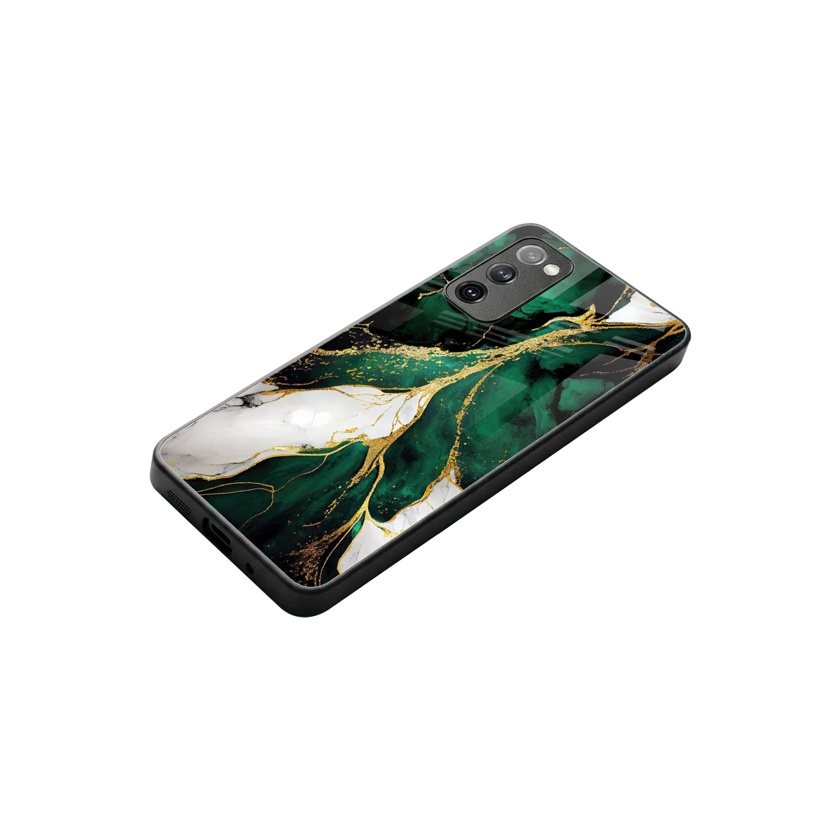 Emerald Luxe stylish phone case for samsung galaxy s20 fe | glossy glass and slim fit