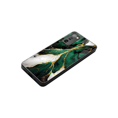 Emerald Luxe stylish phone case for samsung galaxy s20 fe | glossy glass and slim fit