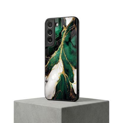 Emerald Luxe samsung galaxy s22 mobile cover | shockproof glass phone case