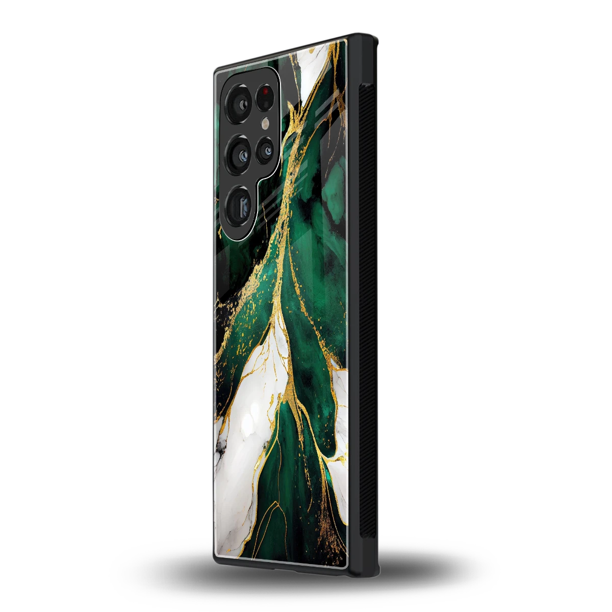 Emerald Luxe samsung galaxy s23 ultra mobile cover | shockproof glass phone case