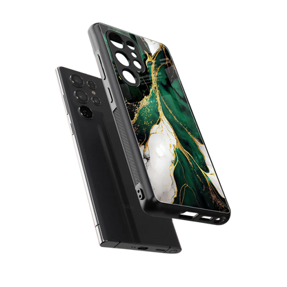 Emerald Luxe sleek samsung galaxy s26 ultra cover with tempered glass back and TPU edges