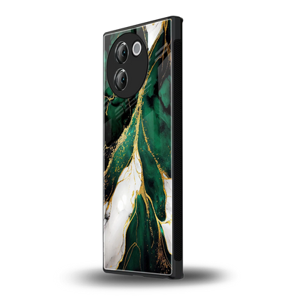 Emerald Luxe vivo v30e mobile cover | shockproof glass phone case