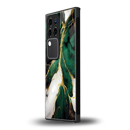 Emerald Luxevivo v30 pro mobile cover | shockproof glass phone case
