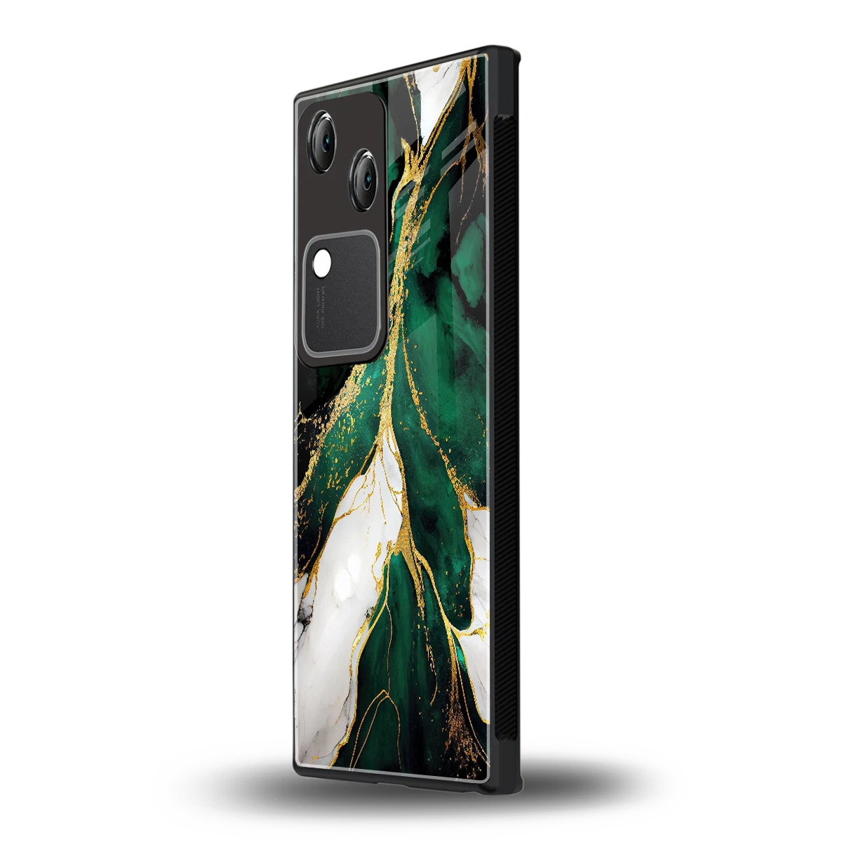 Emerald Luxe vivo v30 mobile cover | shockproof glass phone case