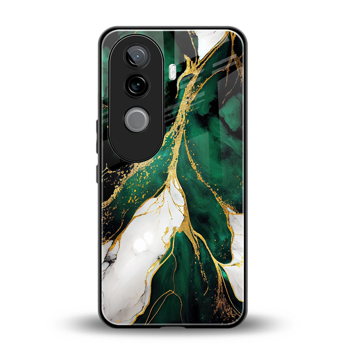 Emerald Luxe back phone cover | glass case for vivo v40e