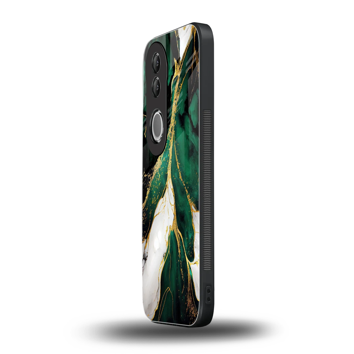 Emerald Luxe vivo v50 mobile cover | shockproof glass phone case
