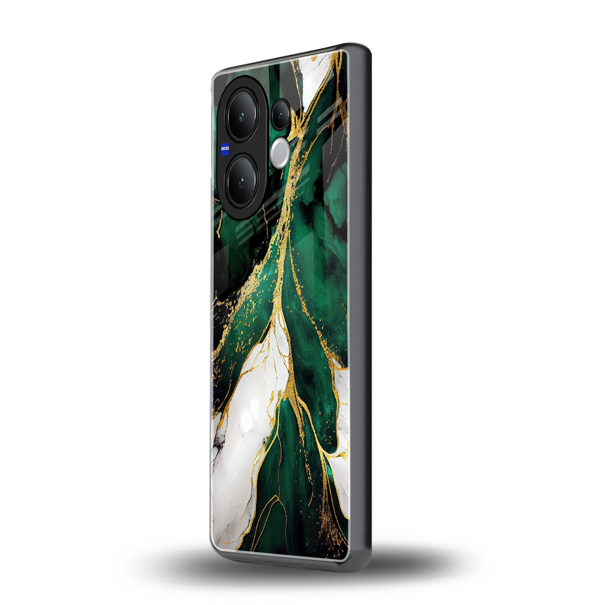 Emerald Luxe vivo v60 mobile cover | shockproof glass phone case