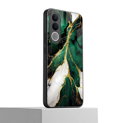 Emerald Luxe vivo v70 fe mobile cover | shockproof glass phone case
