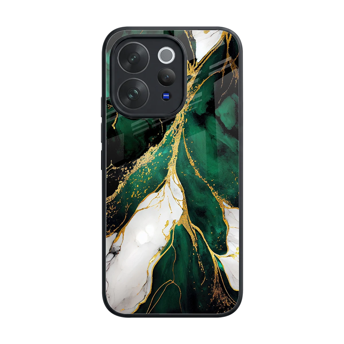 Emerald Luxe back phone cover | glass case for vivo v70