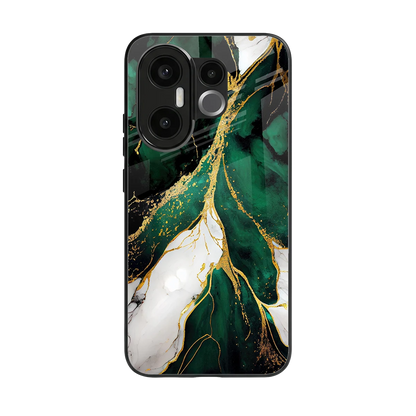 Emerald Luxe back phone cover | glass case for vivo x200 fe