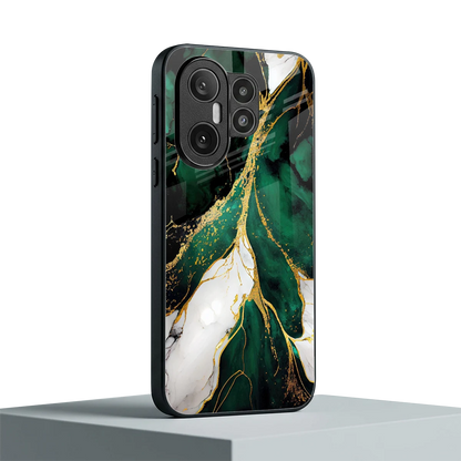 Emerald Luxe vivo x200 fe mobile cover | shockproof glass phone case