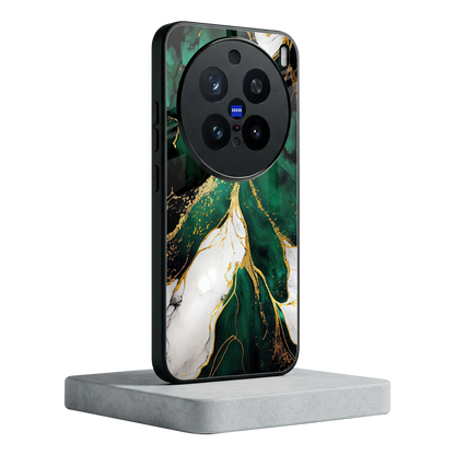 Emerald Luxe vivo x200 pro mobile cover | shockproof glass phone case