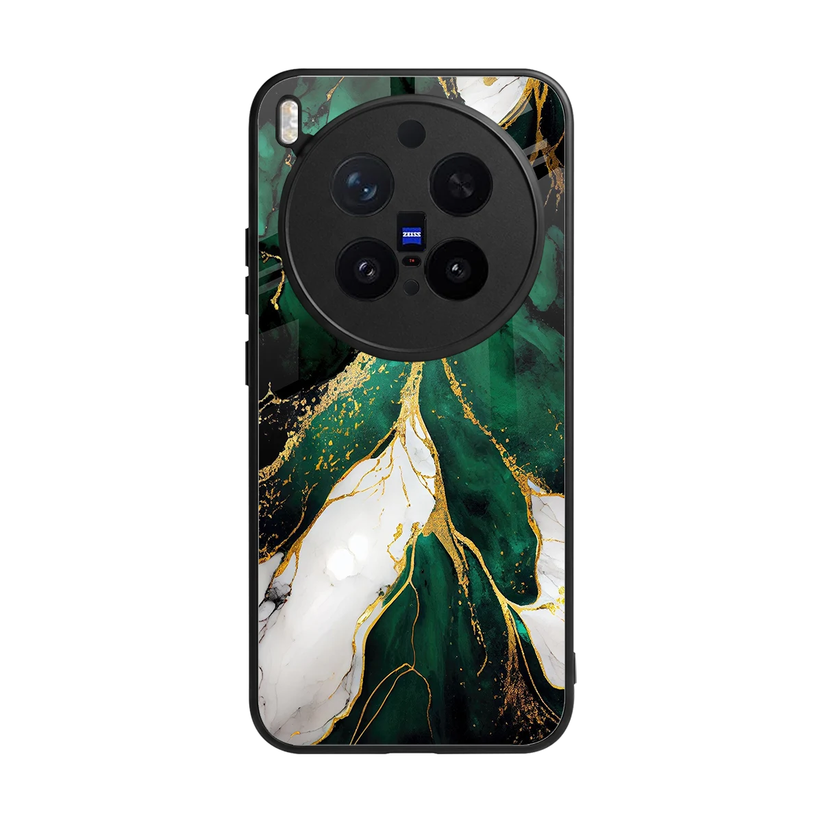 Emerald Luxe back phone cover | glass case for vivo x300 pro