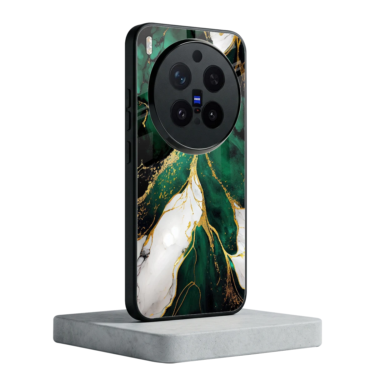 Emerald Luxe vivo x300 pro mobile cover | shockproof glass phone case