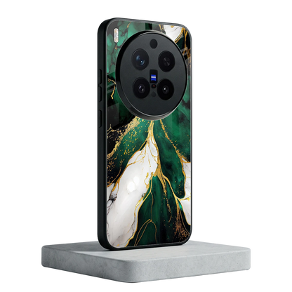 Emerald Luxe vivo x300 pro mobile cover | shockproof glass phone case