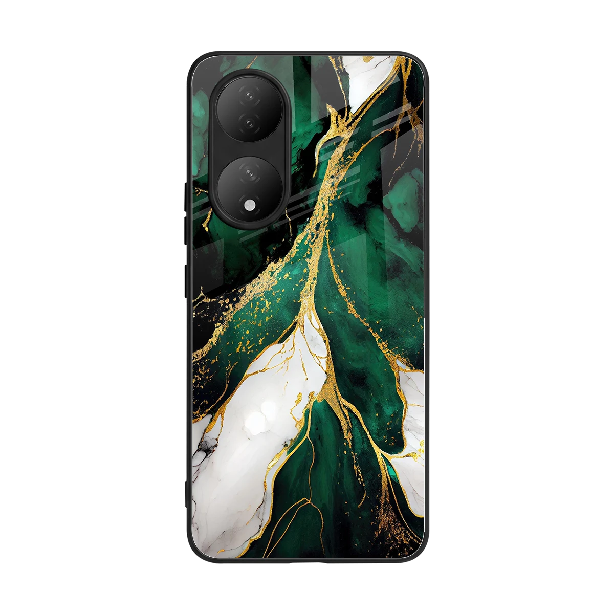 Emerald Luxe back phone cover | glass case for Vivo-y100