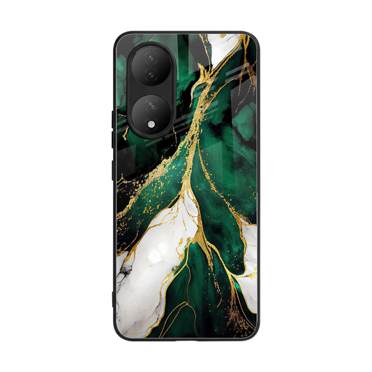 Emerald Luxe back phone cover | glass case for Vivo-y100