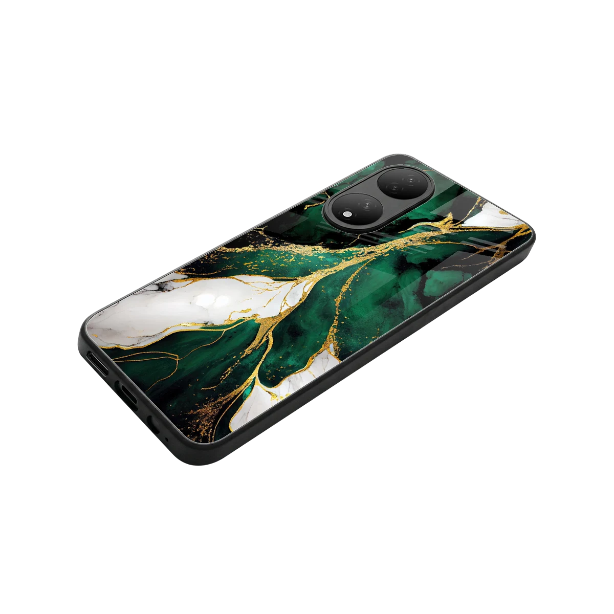 Emerald Luxe stylish phone case for Vivo-y100 | glossy glass and slim fit