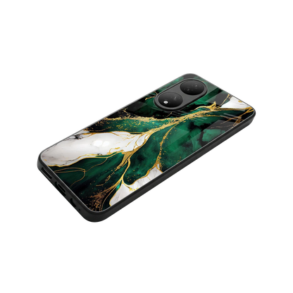 Emerald Luxe stylish phone case for Vivo-y100 | glossy glass and slim fit