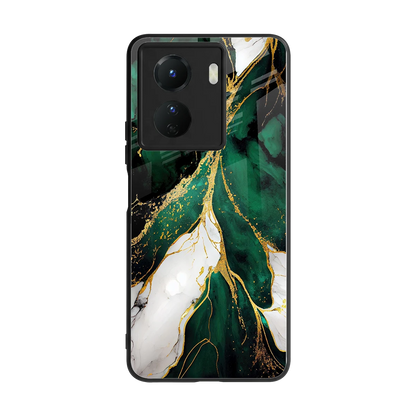 Emerald Luxe back phone cover | glass case for vivo y16