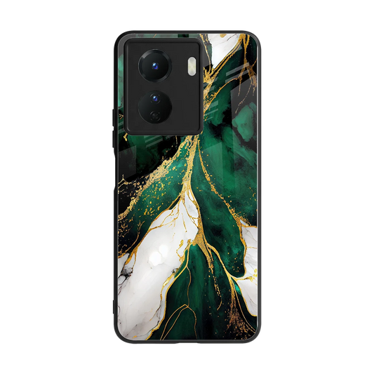 Emerald Luxe back phone cover | glass case for vivo y16