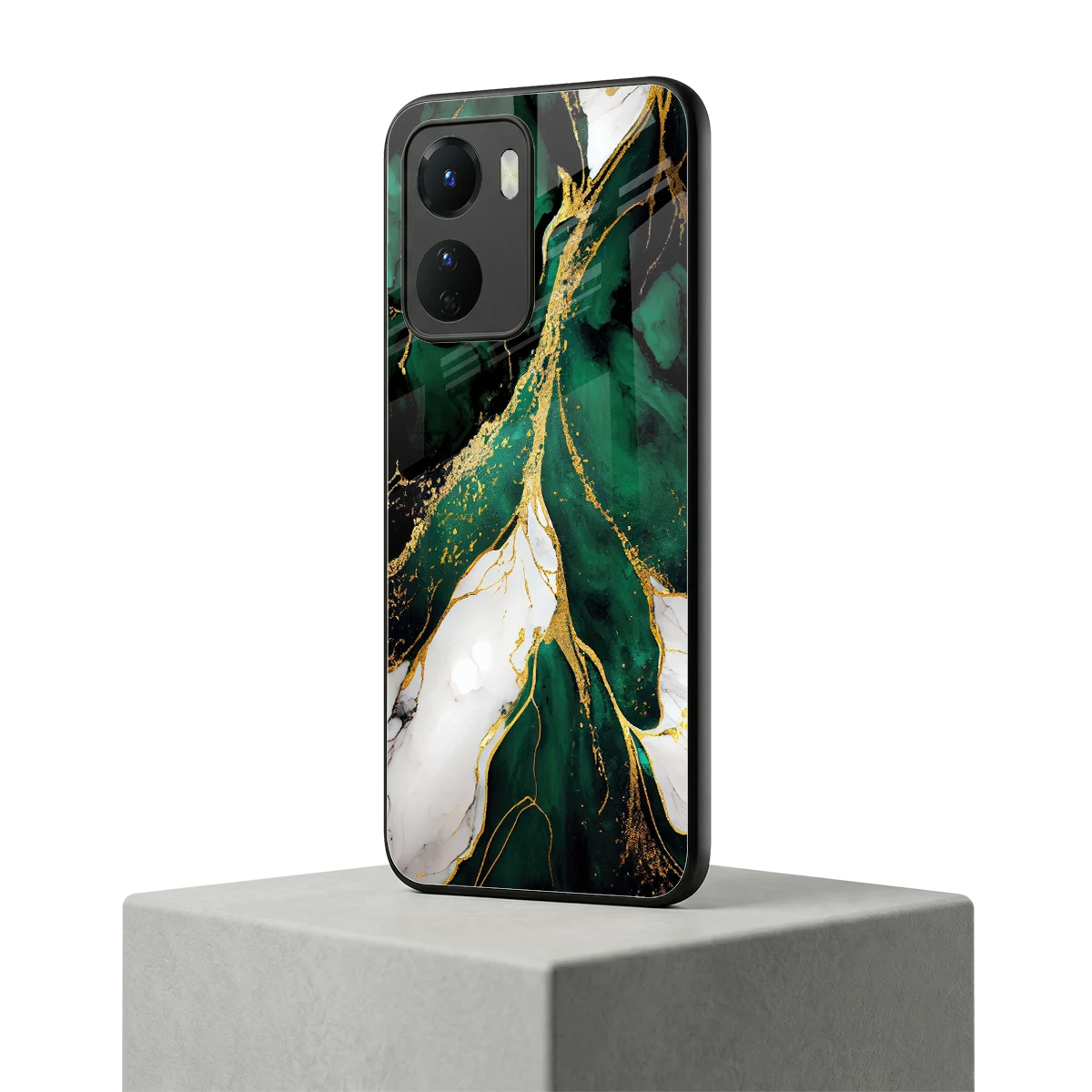 Emerald Luxe vivo y16 mobile cover | shockproof glass phone case