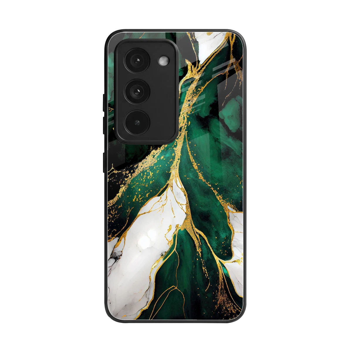 Emerald Luxe back phone cover | glass case for redmi 15 5g