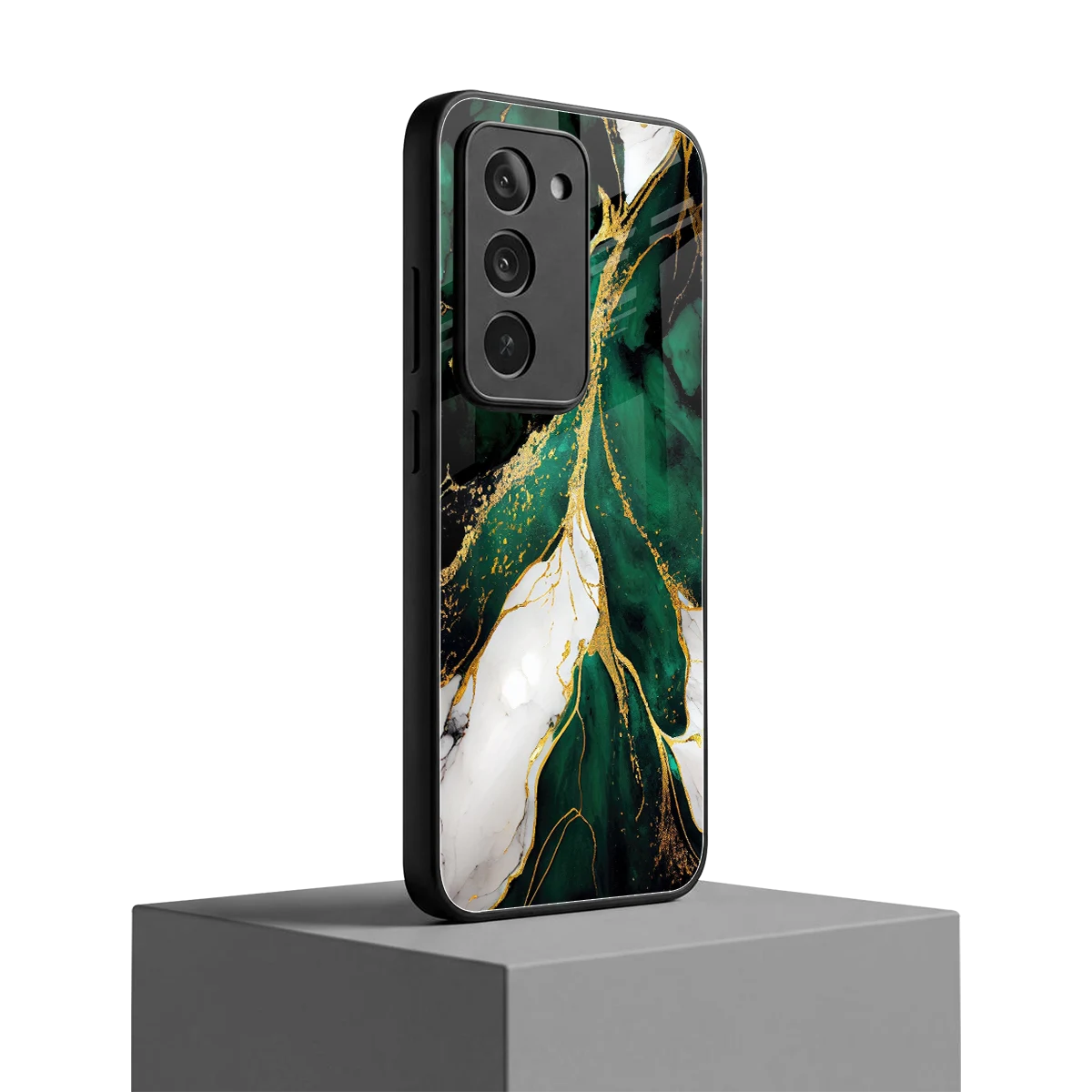 Emerald Luxe redmi 15 5g mobile cover | shockproof glass phone case