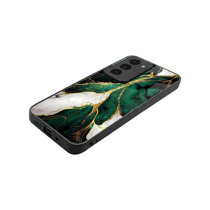 Emerald Luxe stylish phone case for redmi 15 5g | glossy glass and slim fit